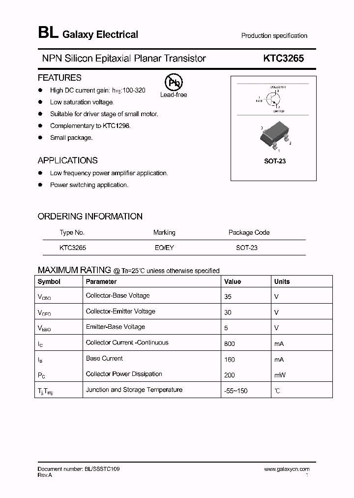 KTC3265_4238403.PDF Datasheet