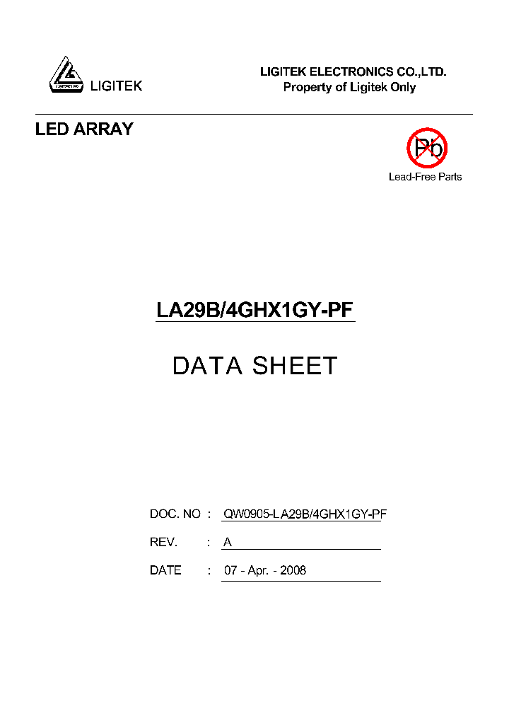 LA29B-4GHX1GY-PF_4898673.PDF Datasheet