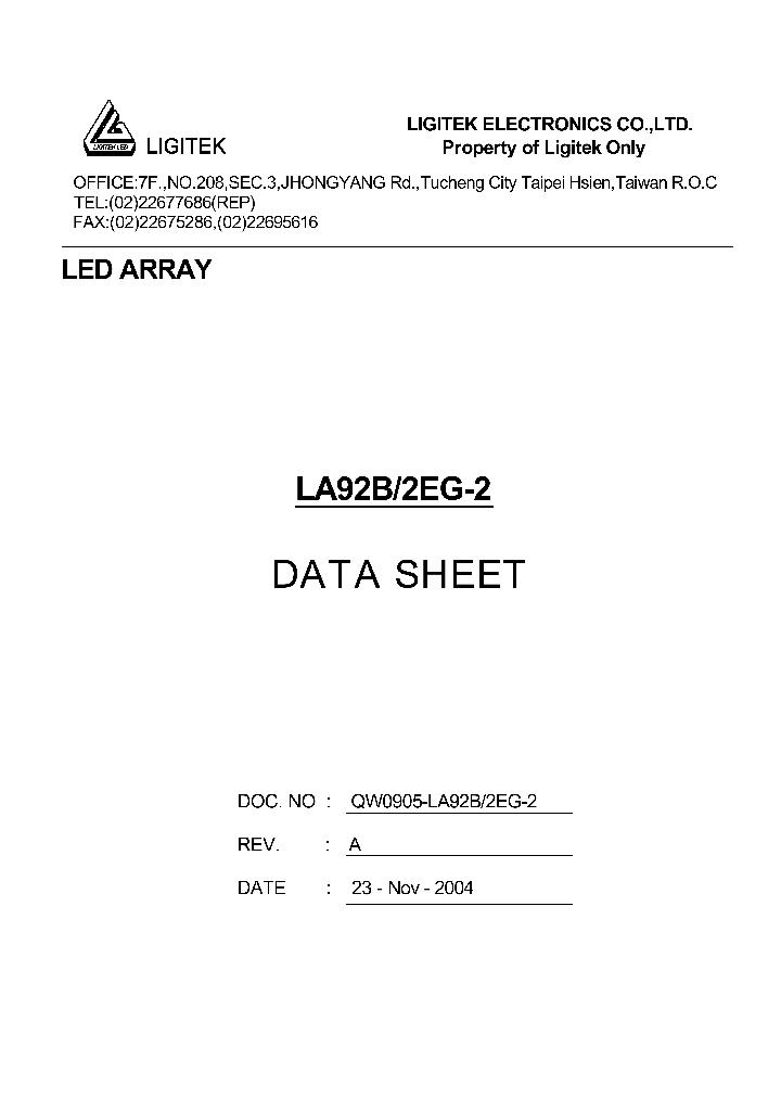 LA92B-2EG-2_4617853.PDF Datasheet