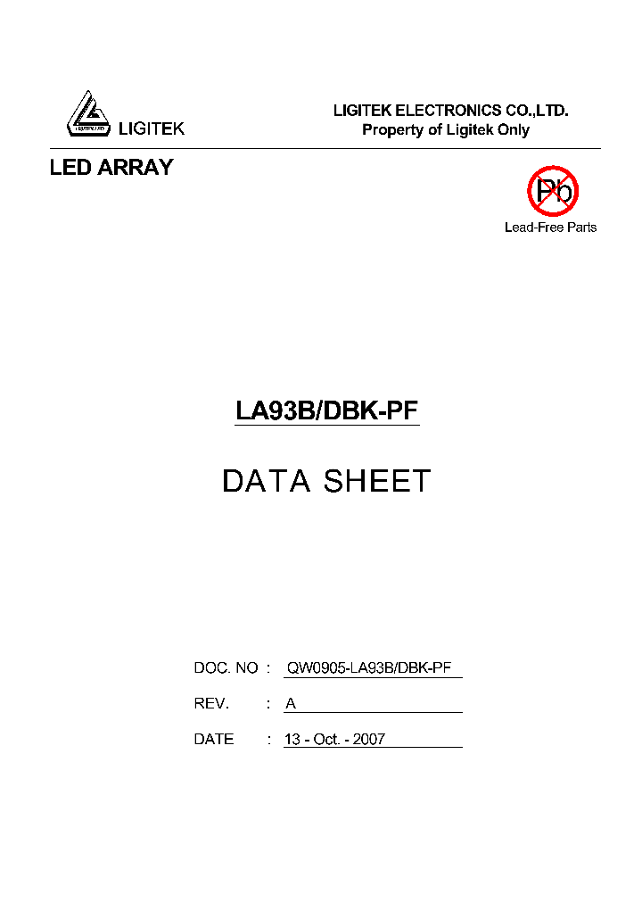 LA93B-DBK-PF_4538615.PDF Datasheet