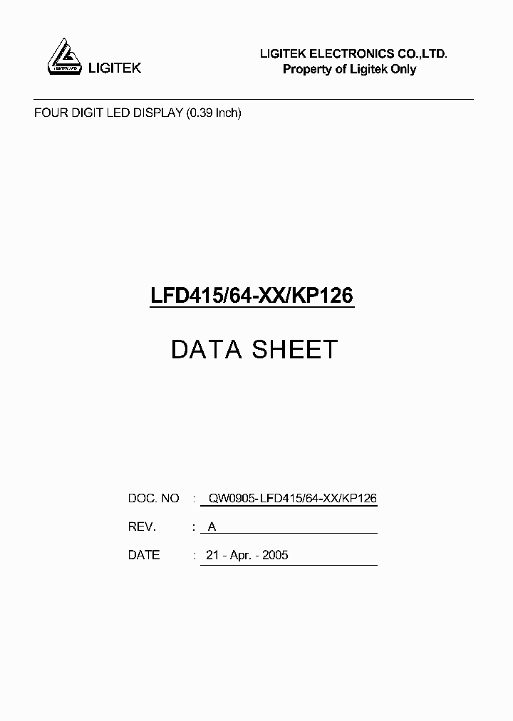 LFD415-64-XX-KP126_4891700.PDF Datasheet