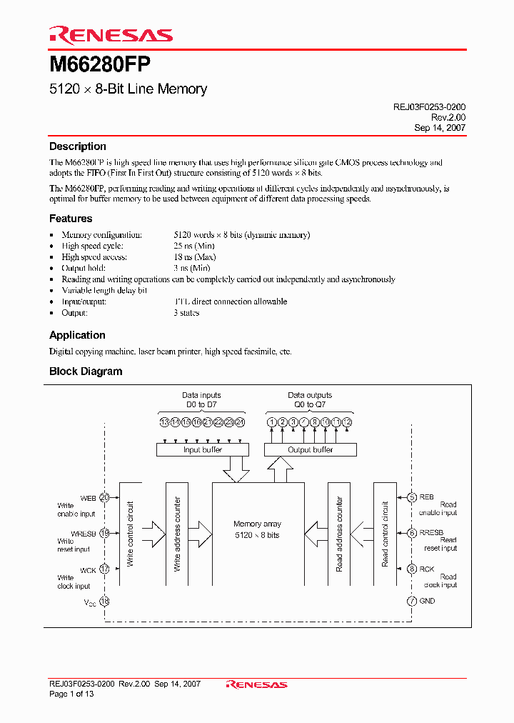 M66280FP_4238488.PDF Datasheet