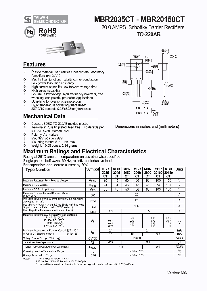 MBR2090CT_4341272.PDF Datasheet