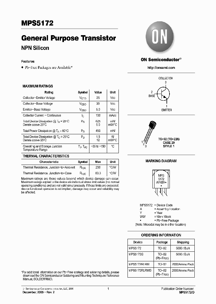 MPS5172_4788062.PDF Datasheet