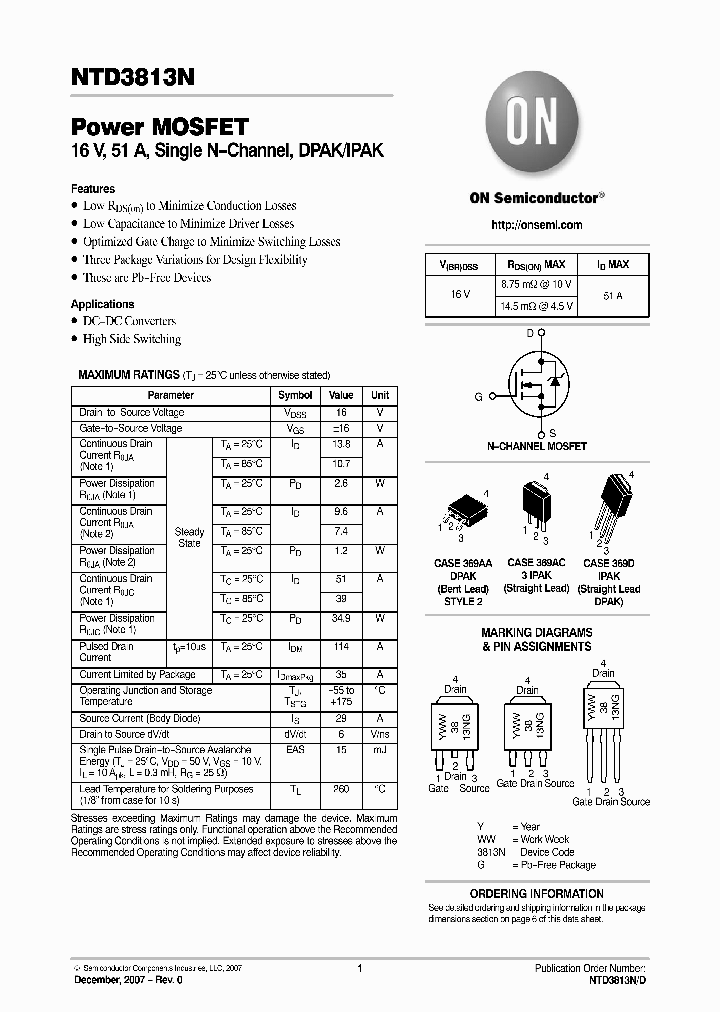 NTD3813N_4535201.PDF Datasheet