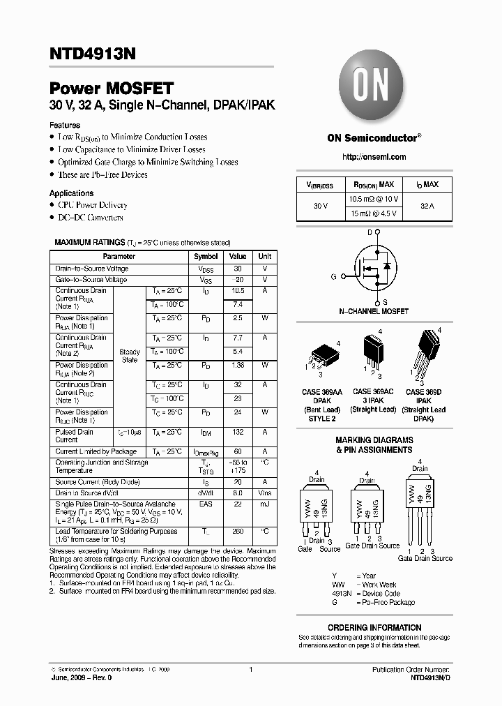 NTD4913N-1G_4521669.PDF Datasheet