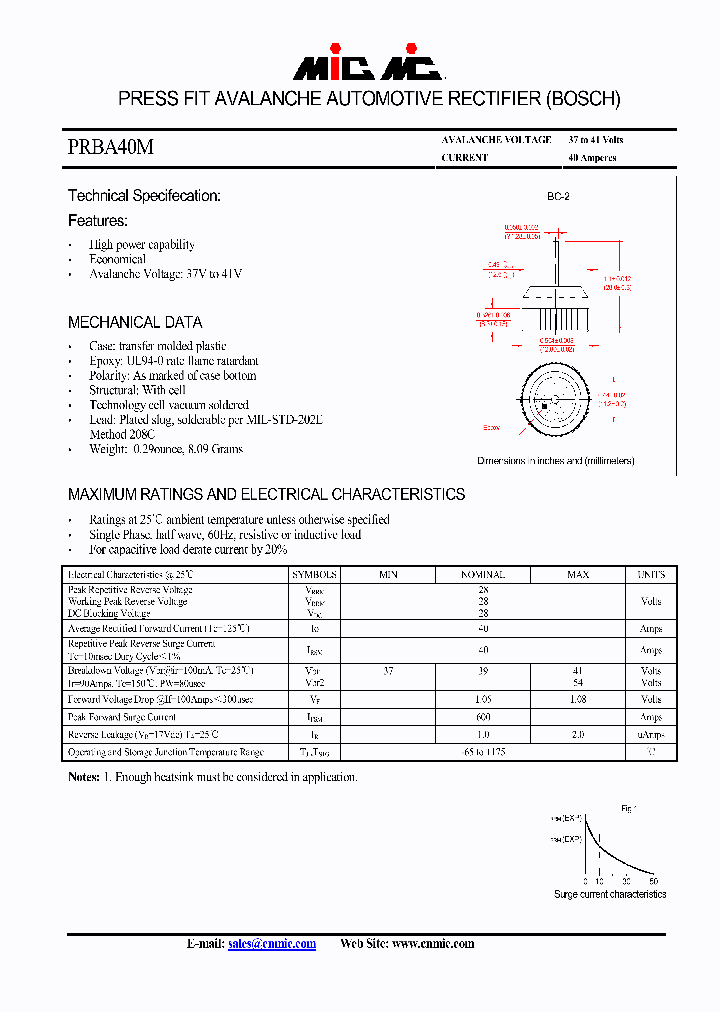 PRBA40M_4456318.PDF Datasheet