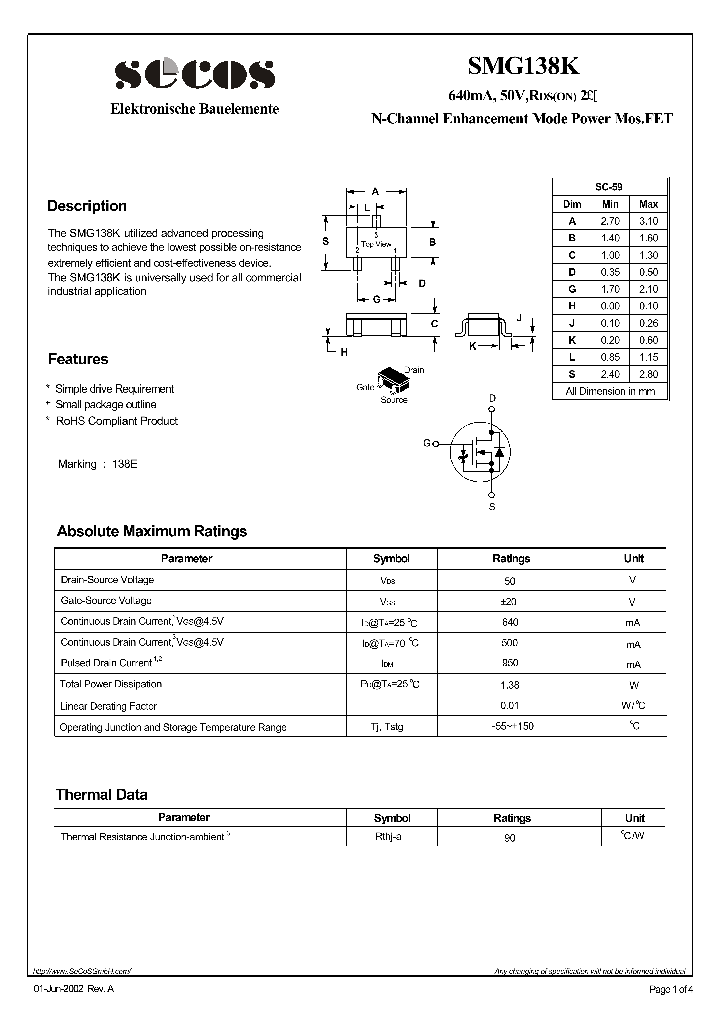 SMG138K_4680369.PDF Datasheet