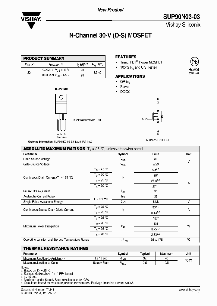 SUP90N03-03_4324768.PDF Datasheet