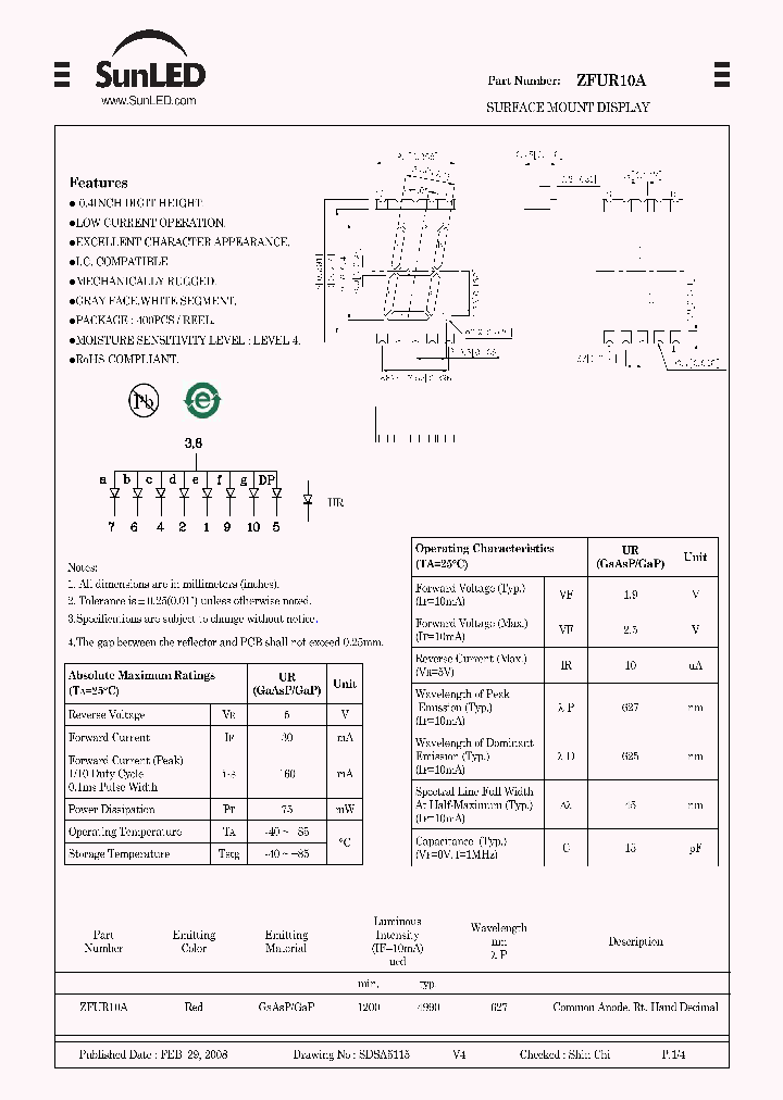 ZFUR10A_4221687.PDF Datasheet