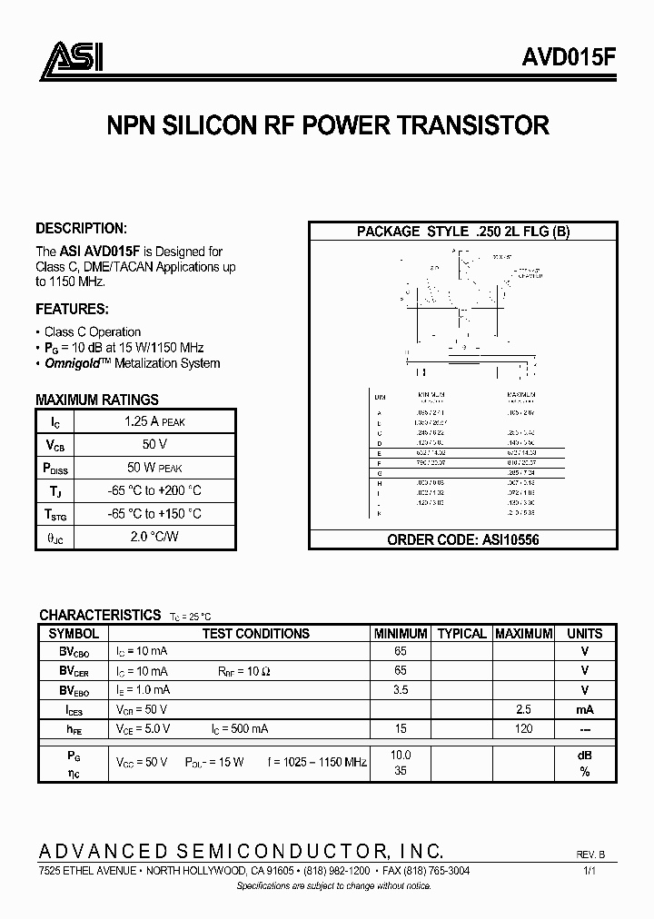 AVD015F_975129.PDF Datasheet