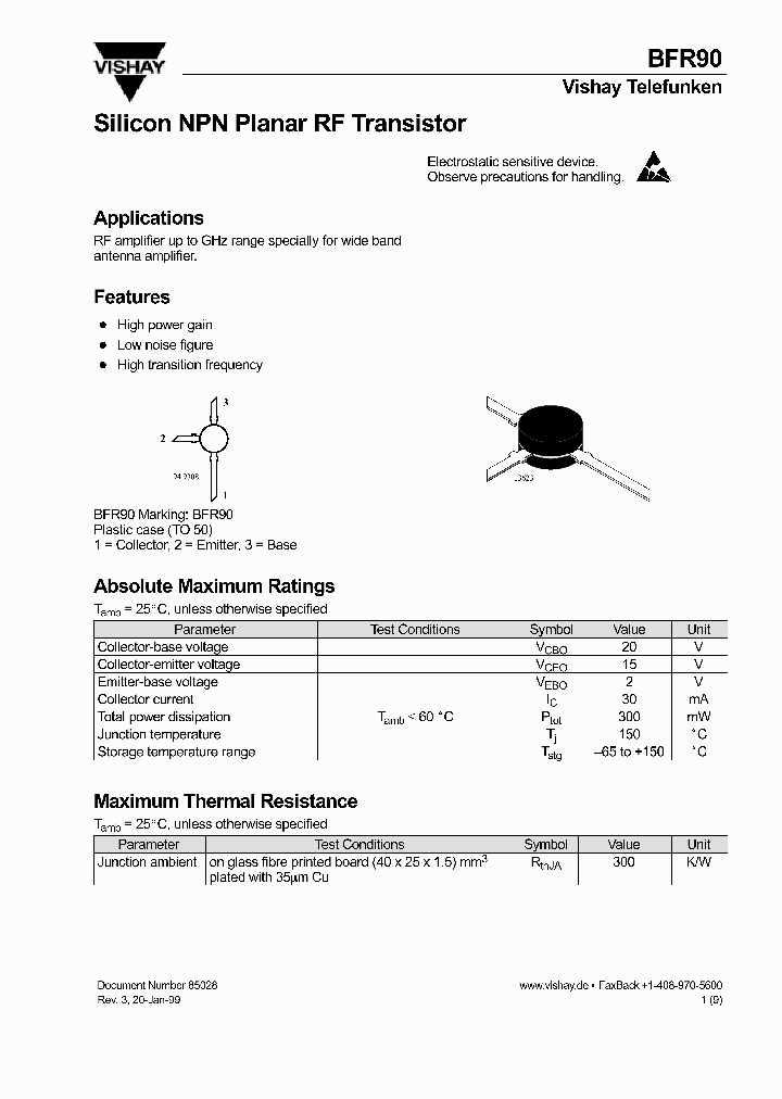 BFR90_976129.PDF Datasheet