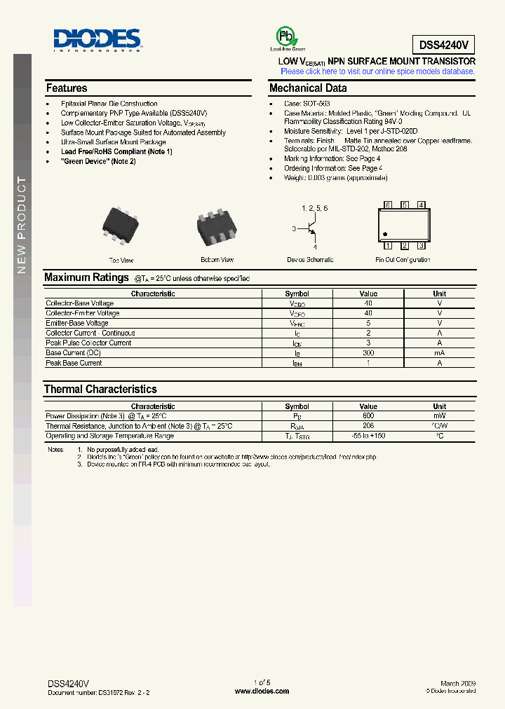 DSS4240V_4994166.PDF Datasheet