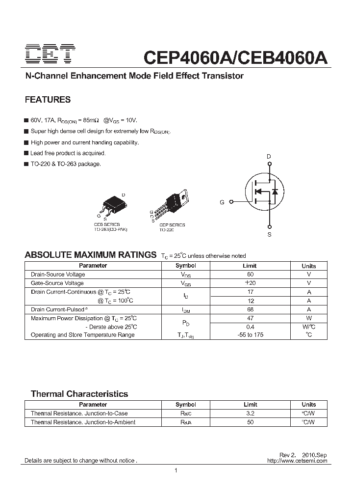 CEP4060A10_5008309.PDF Datasheet