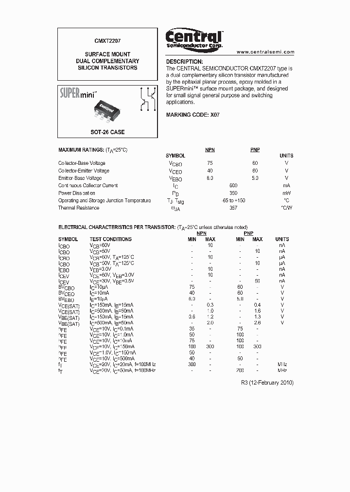 CMXT220710_5039405.PDF Datasheet