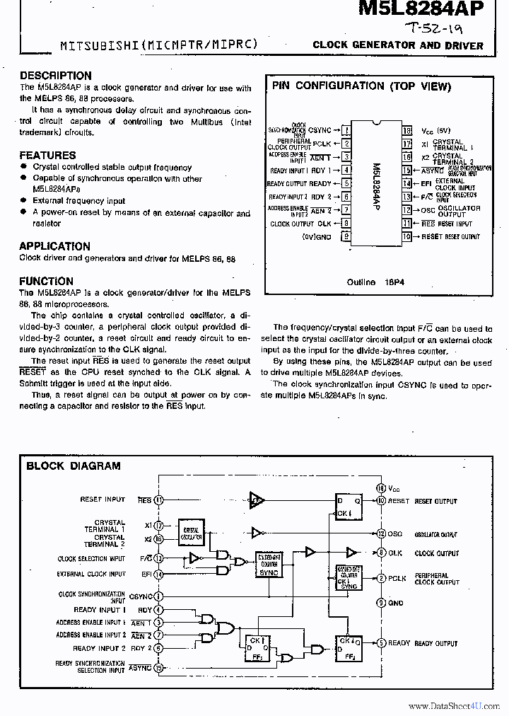 M5L8284AP_42726.PDF Datasheet