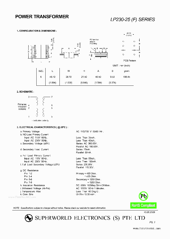 LP230-25_43999.PDF Datasheet