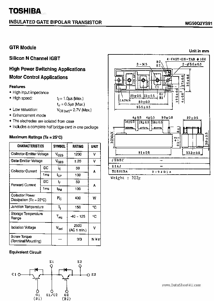 MG50Q2YS91_133649.PDF Datasheet