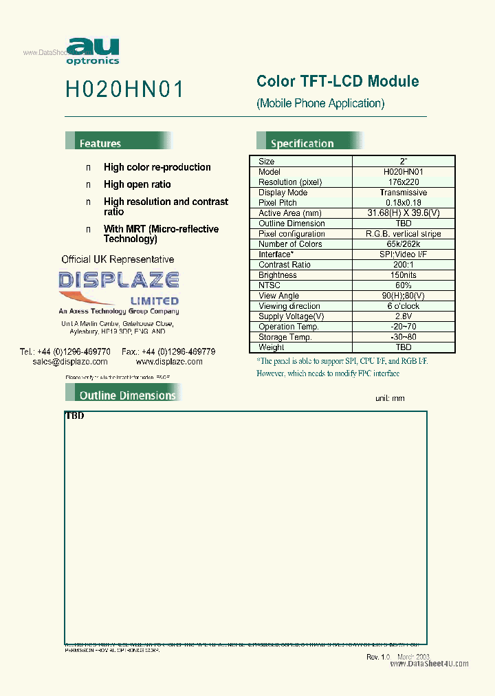 H020HN01_136650.PDF Datasheet
