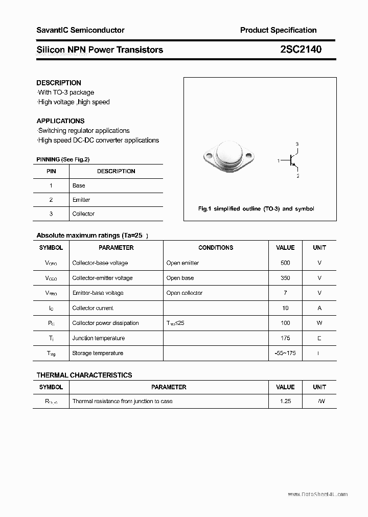 2SC2140_147473.PDF Datasheet