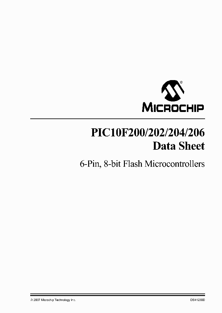 PIC10F202-IOT_331403.PDF Datasheet