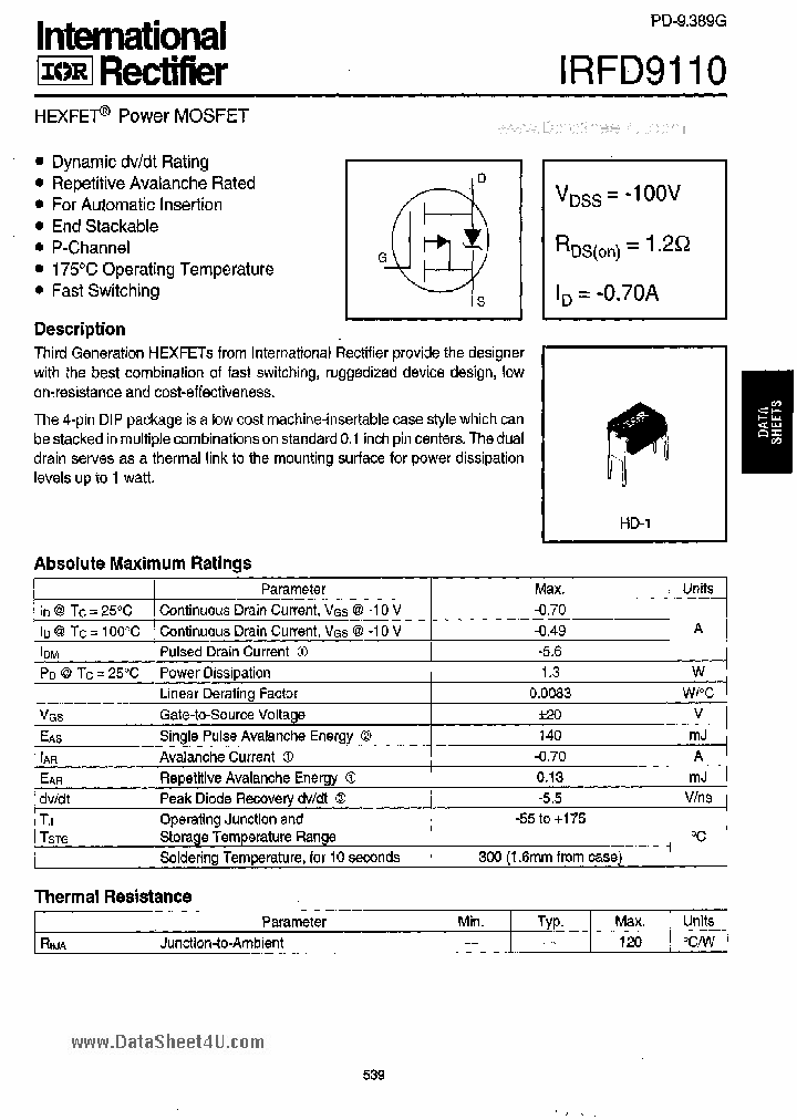 IRFC9110_218290.PDF Datasheet