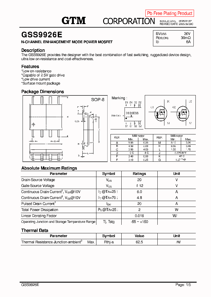 GSS9926E_806886.PDF Datasheet