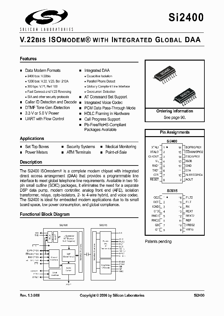 SI2400-BSR_563458.PDF Datasheet