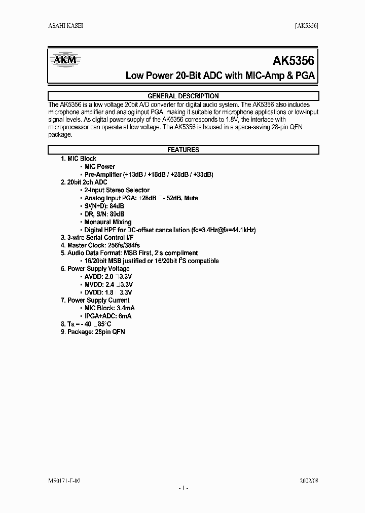 AK5356_736540.PDF Datasheet