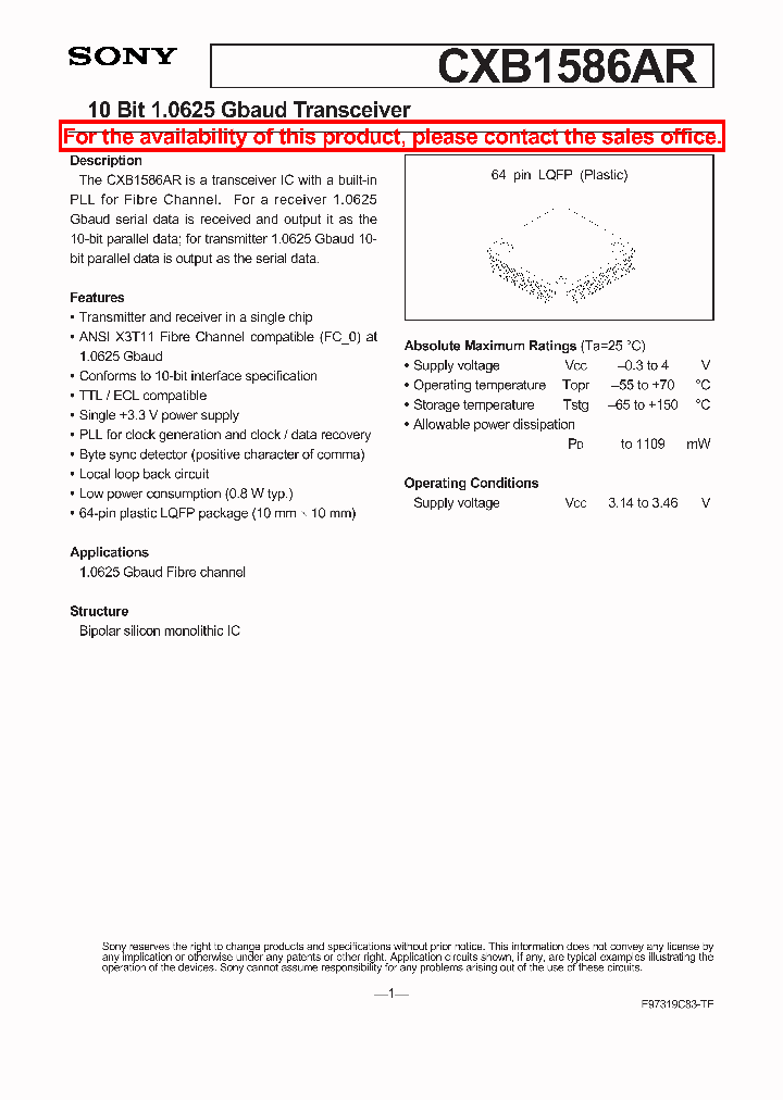 CXB1586AR_1233193.PDF Datasheet