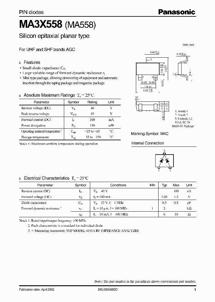 MA558_1323339.PDF Datasheet