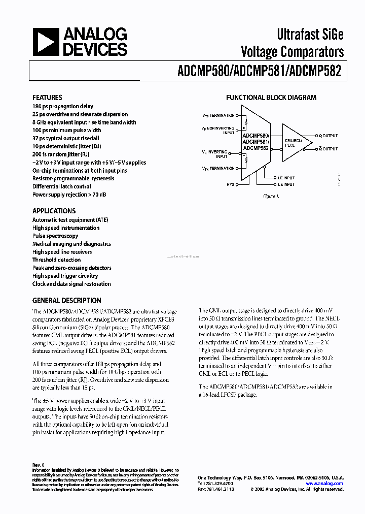 ADCMP580_938589.PDF Datasheet