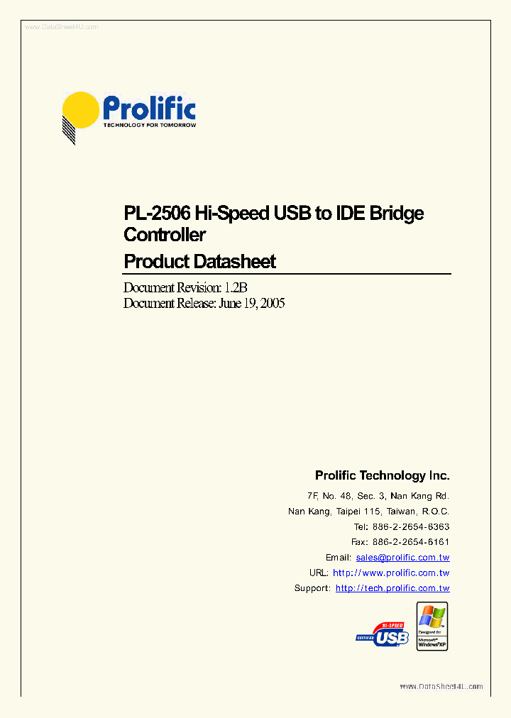 PL2506_1262130.PDF Datasheet