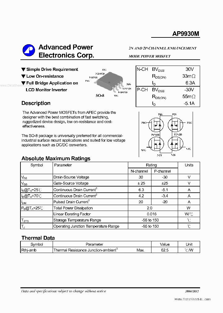 AP9930M_1557892.PDF Datasheet