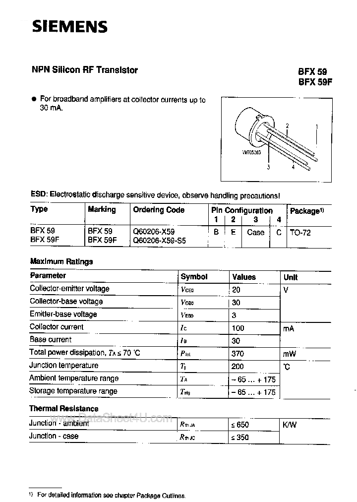 BFX59_1883976.PDF Datasheet