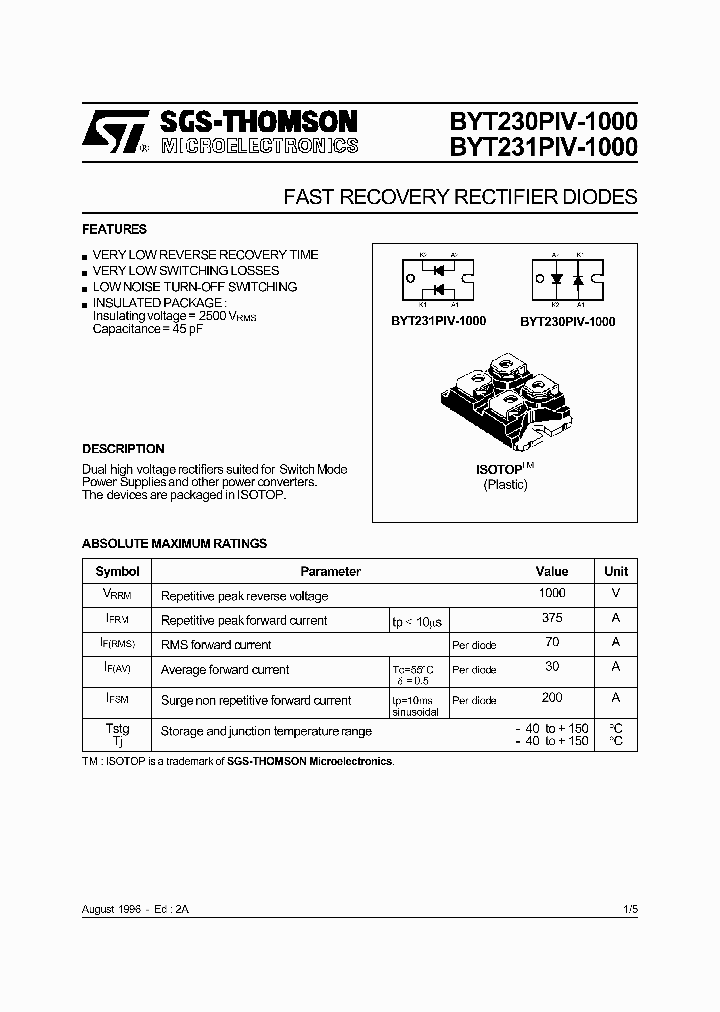 BYT230PIV-1000_1976228.PDF Datasheet