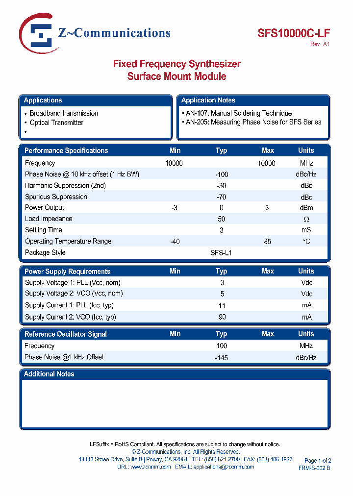 SFS10000C-LF_2069200.PDF Datasheet