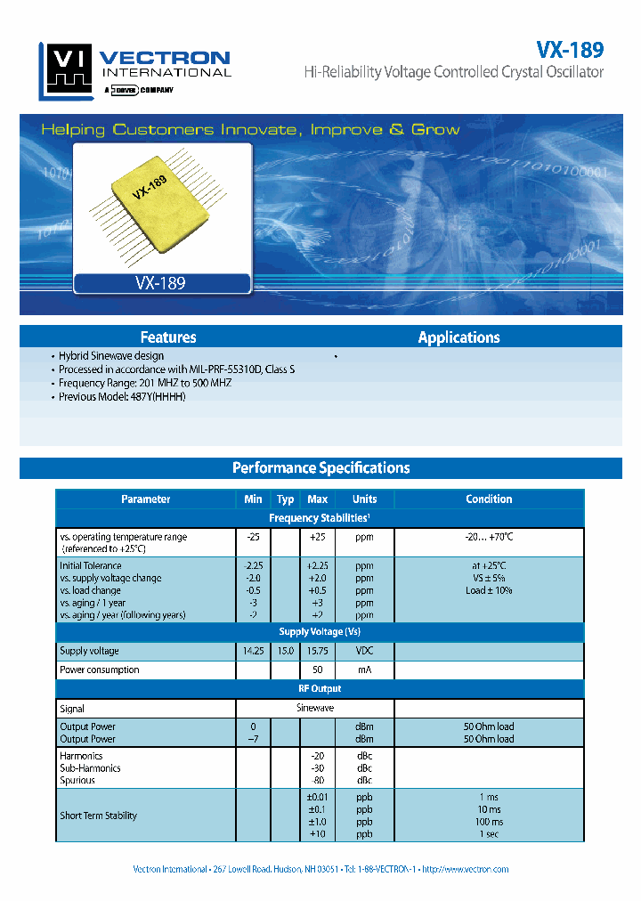 VX-189_2071288.PDF Datasheet