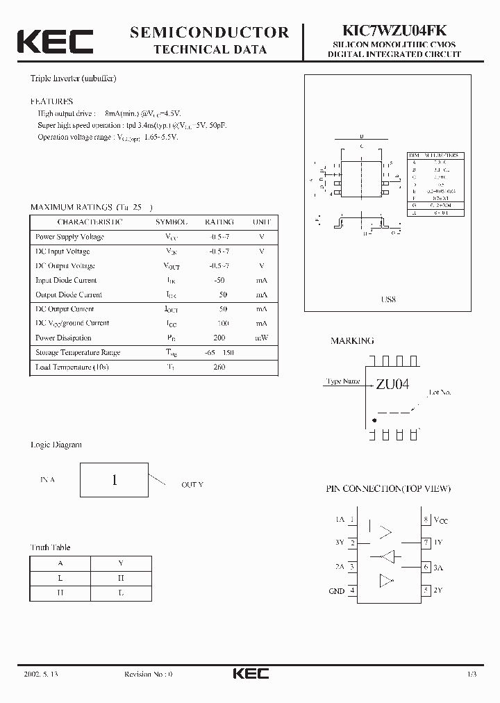 KIC7WZU04FK_2119650.PDF Datasheet