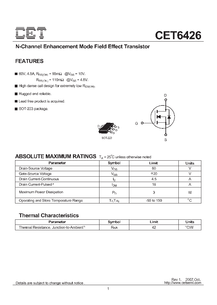 CET6426_2217271.PDF Datasheet