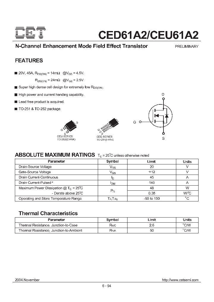 CED61A2_2265369.PDF Datasheet