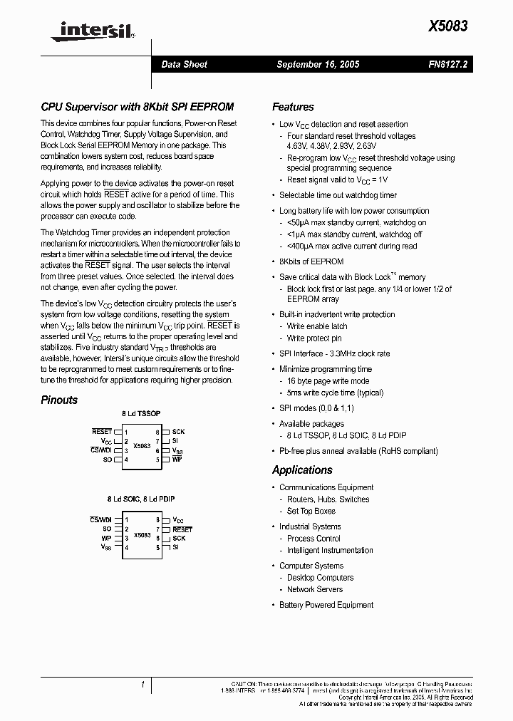 X5083S8-27A_2712001.PDF Datasheet