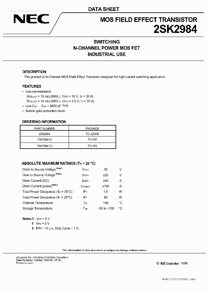 K2984_2723854.PDF Datasheet