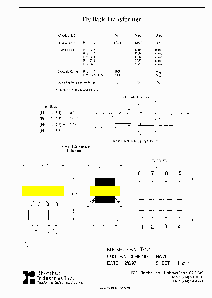 T-751_2734109.PDF Datasheet