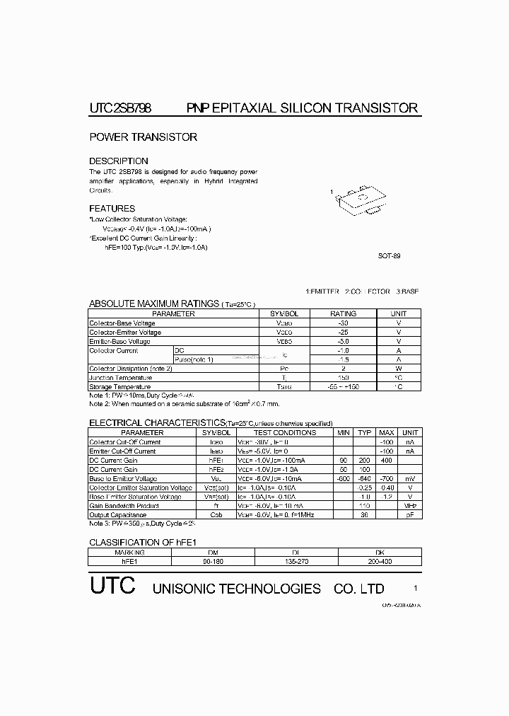 2SB798_2745244.PDF Datasheet