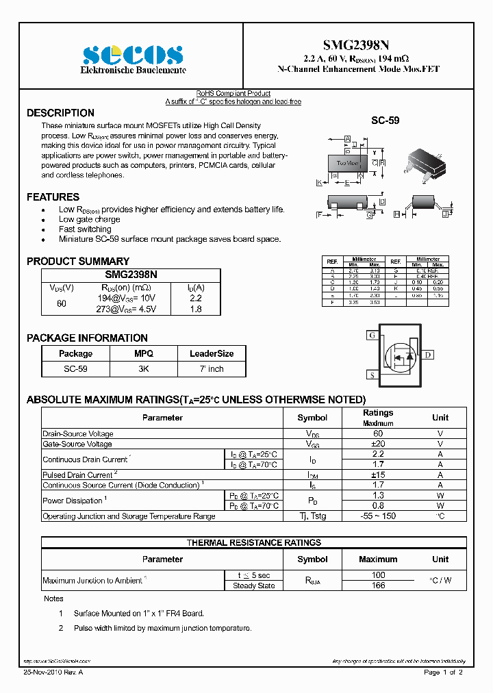 SMG2398N_2752648.PDF Datasheet