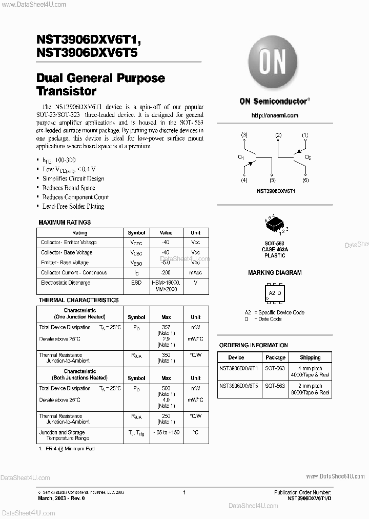 NST3906DXV6T1_2755160.PDF Datasheet