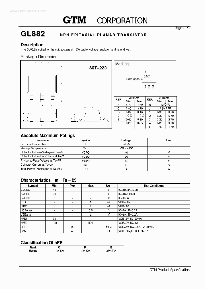 GL882_2873641.PDF Datasheet