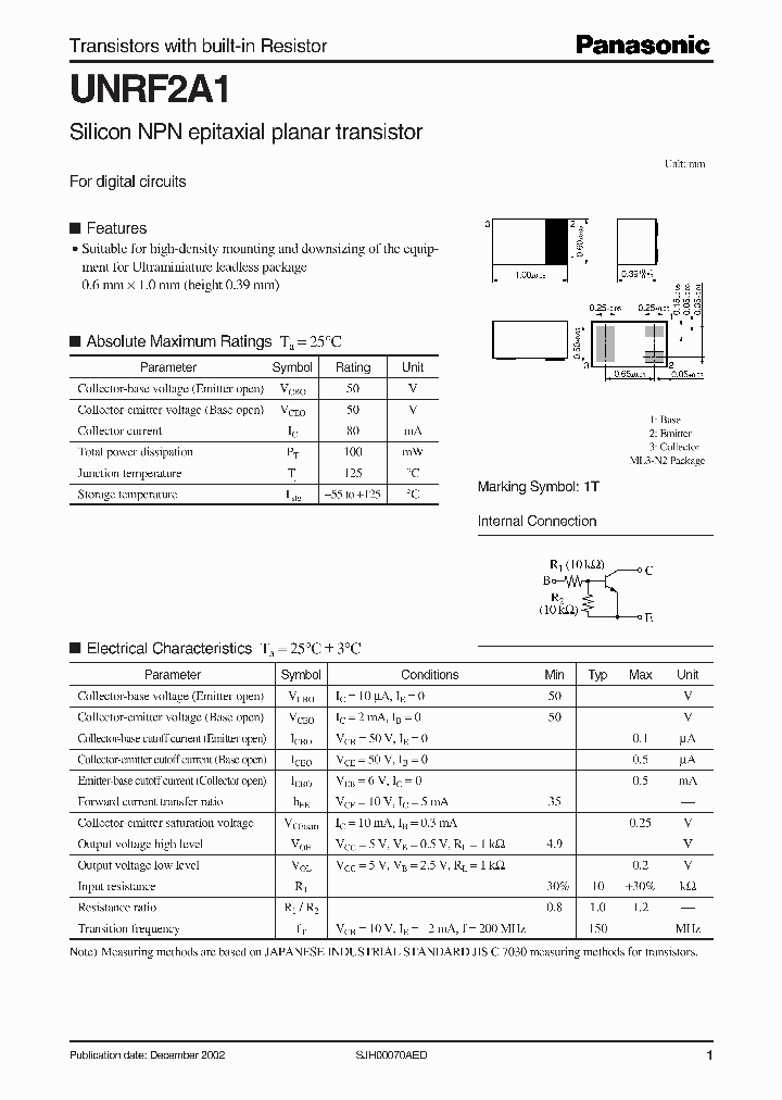 UNRF2A1_3195341.PDF Datasheet