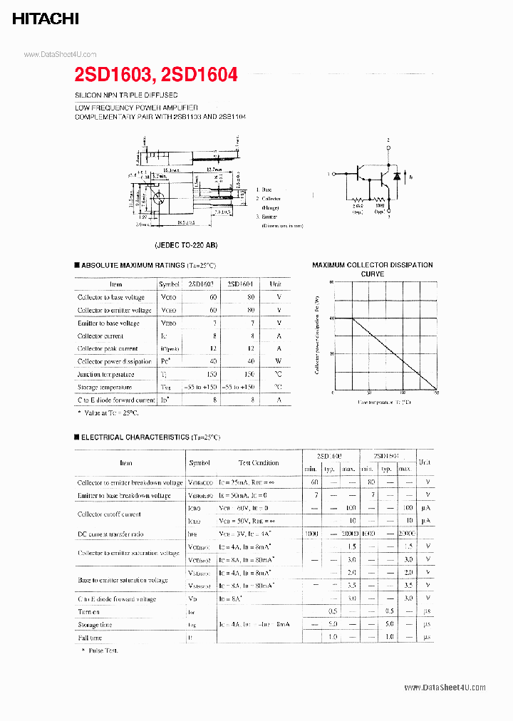 2SD1603_3497863.PDF Datasheet